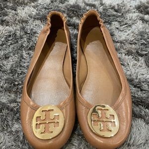 Royal tan Tory Burch flats
